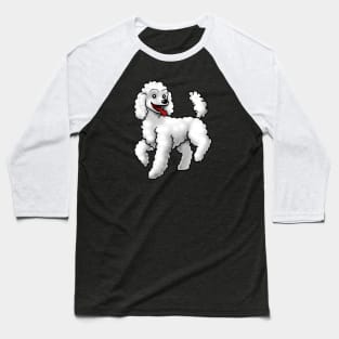 Dog - Poodle - White Baseball T-Shirt